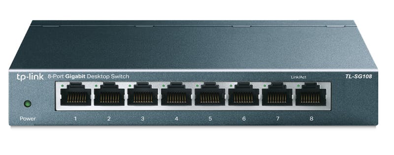 8ポート 10/100/1000Mbps デスクトップ スイッチ
