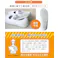 【週末限定セール10%OFF】【シリーズ累計160万枚突破の人気商品!】上履き 防災仕様 17~23cm 0.5cm刻み 白 幅広 バレーシューズ 汚れにくい 乾きやすい メッシュ