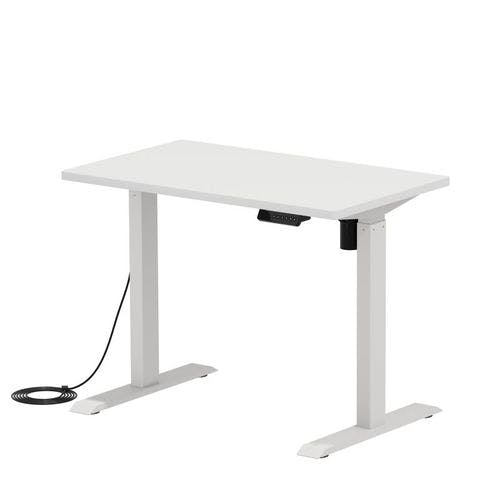 e電動昇降デスク(ホワイト)W1000×D600【受注生産品】