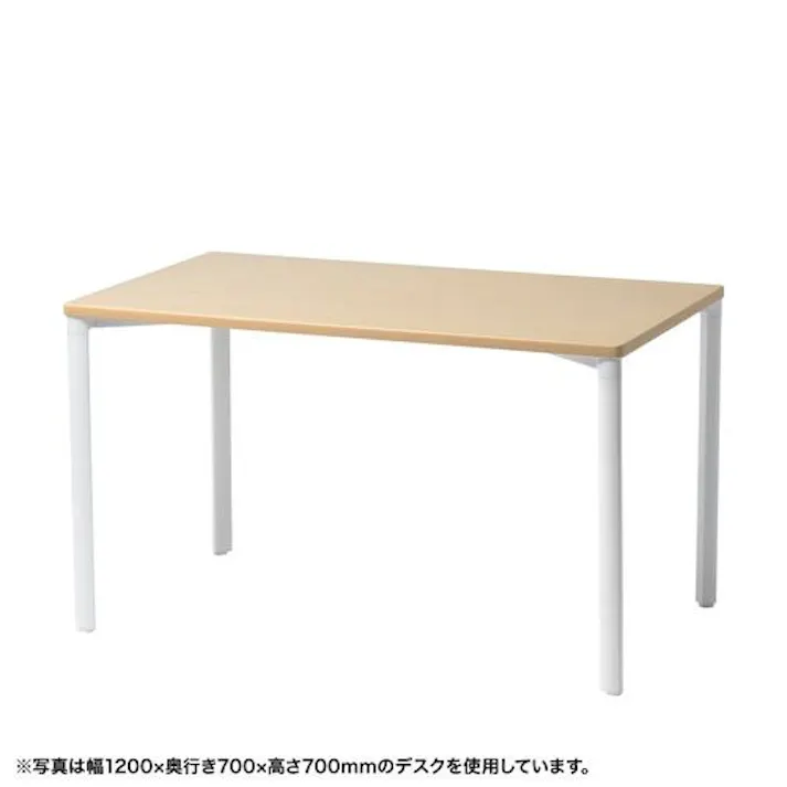 eテーブル(薄い木目)W1200×D600×H800【受注生産品】