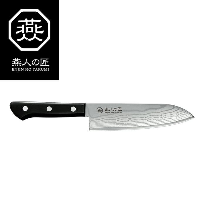 包丁 ナイフ 燕人の匠 [霞流シ] 三徳包丁170mm 調理道具 包丁 日本製