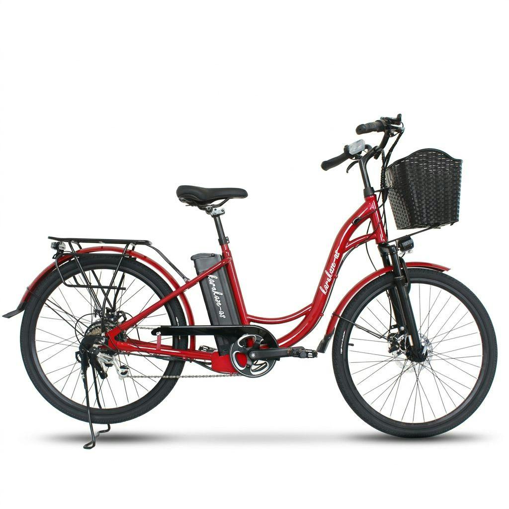 電動アシスト自転車 26インチ 買い物に便利 坂道もラク 前カゴ付き 軽風26 シマノ7段変速 通勤 通学