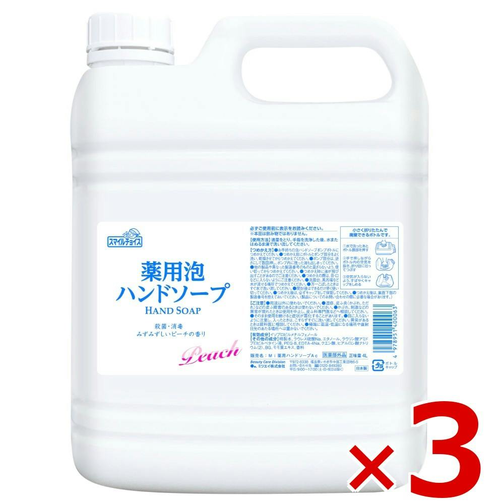 【ケース販売】スマイルチョイス 薬用泡ハンドソープ × 3点 【送料込み】 ＃4978951400063