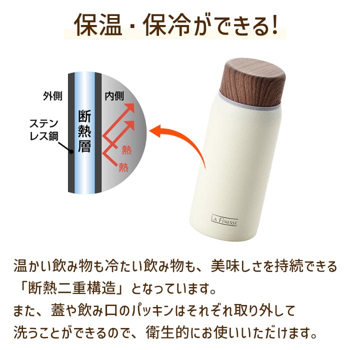 ミニボトル 350ml 水筒 ミニ サイズ 直飲み 保温 保冷 ステンレス