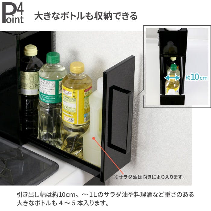 CHASSEUR シャスール ホワイト スパイスラック スパイススタンド 白 調味料ラック ポット5個 ホワイト 隠せる スパイスラック 燕三条 日本
