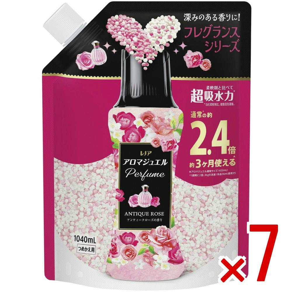 【ケース販売】レノアアロマジュエルアンティークローズ＆フローラルの香りつめかえ用特大サイズ × 7点 【送料込み】 ＃4987176364258