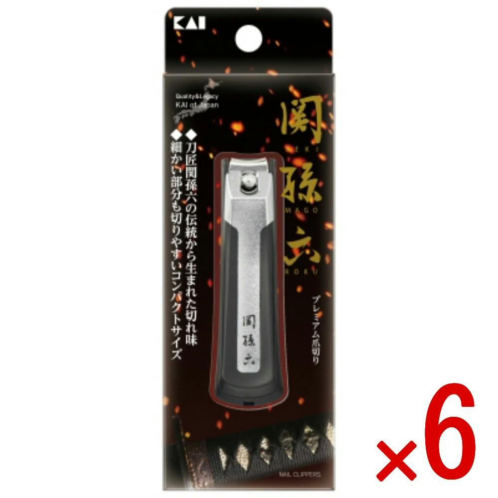 ケース販売】HC3555 関孫六 プレミアム爪切りtype101S × 6点 【送料