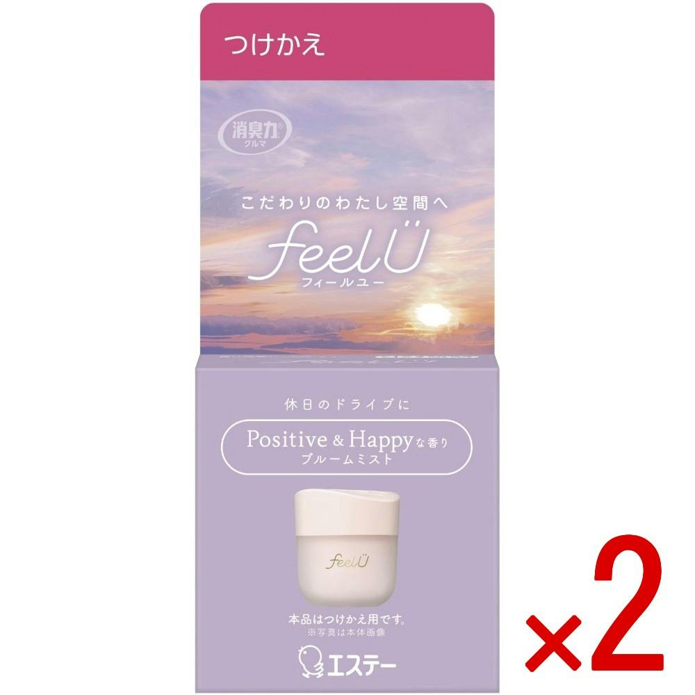 【2点まとめ買い】消臭力 クルマ用 FEELU ゲルタイプ つけかえ ブルームミスト × 2点 【送料込み】 ＃4901070132577