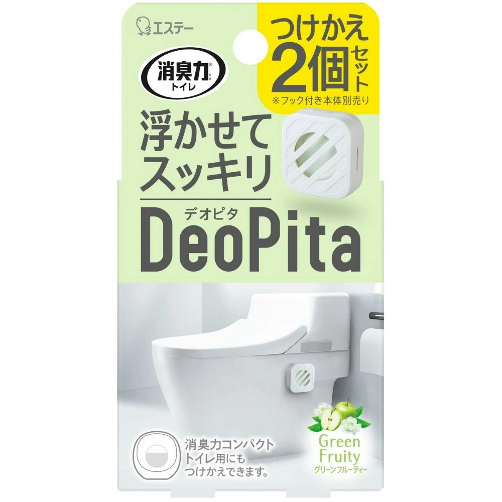 消臭力 DeoPita トイレ用 つけかえ グリーンフルーティー × 1点 【送料込み】 ＃4901070132652