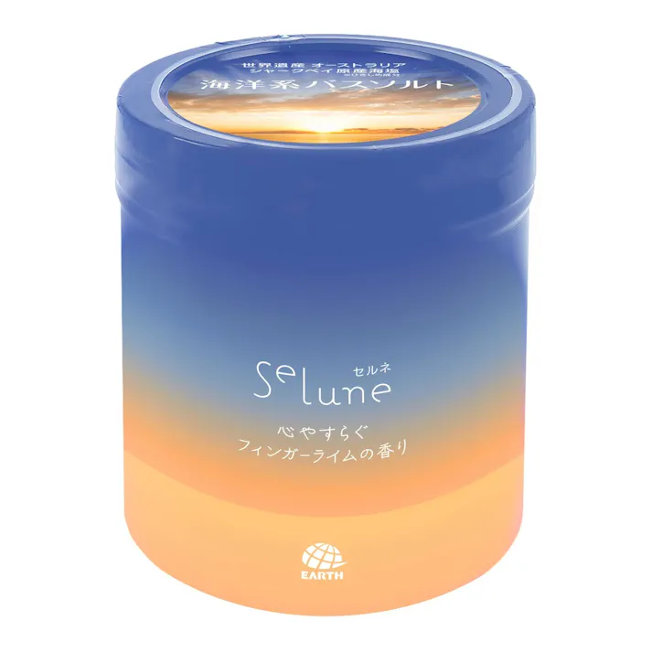 Selune セルネ 心やすらぐフィンガーライムの香り × 1点 バスソルト 入浴剤 海塩 炭酸 リラックス 海洋 癒し 【送料込み】 #4901080328212
