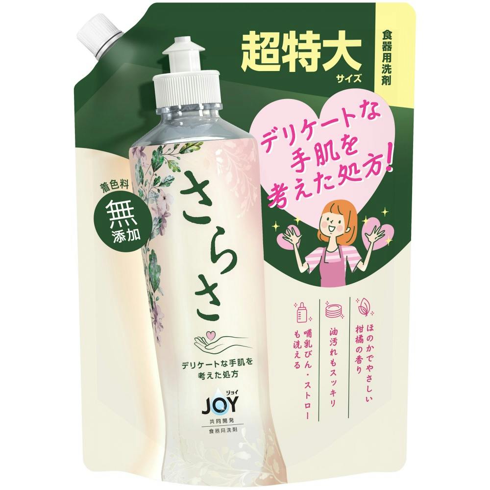 さらさ食器用洗剤詰替超特大 × 1点 【送料込み】 ＃4987176350244