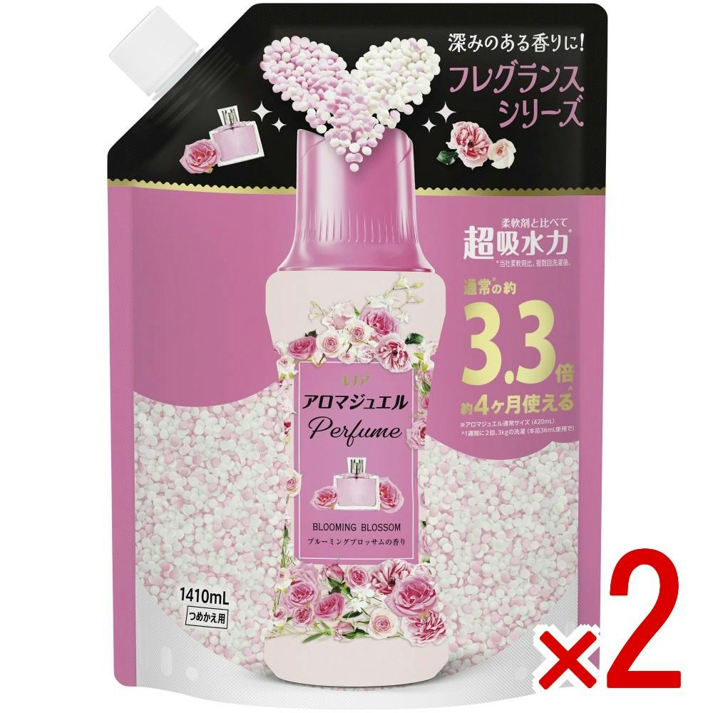 【2点まとめ買い】レノアアロマジュエルブルーミングブロッサムの香りつめかえ用超特大サイズ × 2点 【送料込み】 ＃4987176364166