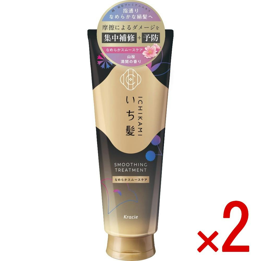 【2点まとめ買い】いち髪 なめらかスムースケア トリートメント × 2点 【送料込み】 ＃4901417619457