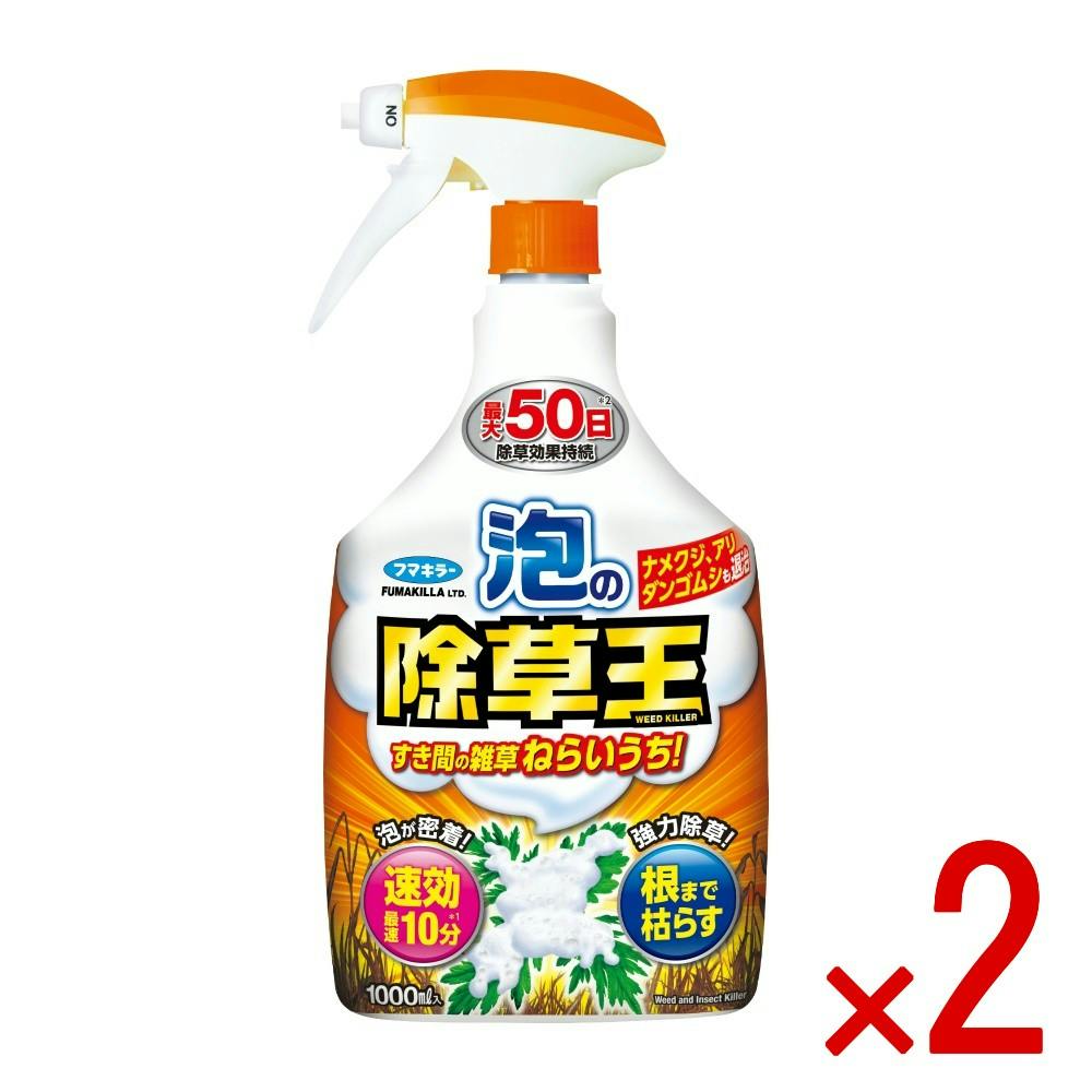 【2点まとめ買い】泡の除草王1000ml × 2点 【送料込み】 ＃4902424453553