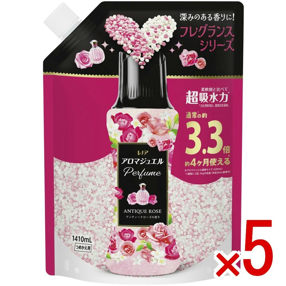 【ケース販売】レノアアロマジュエルアンティークローズ＆フローラルの香りつめかえ用超特大サイズ × 5点 【送料込み】 ＃4987176364289