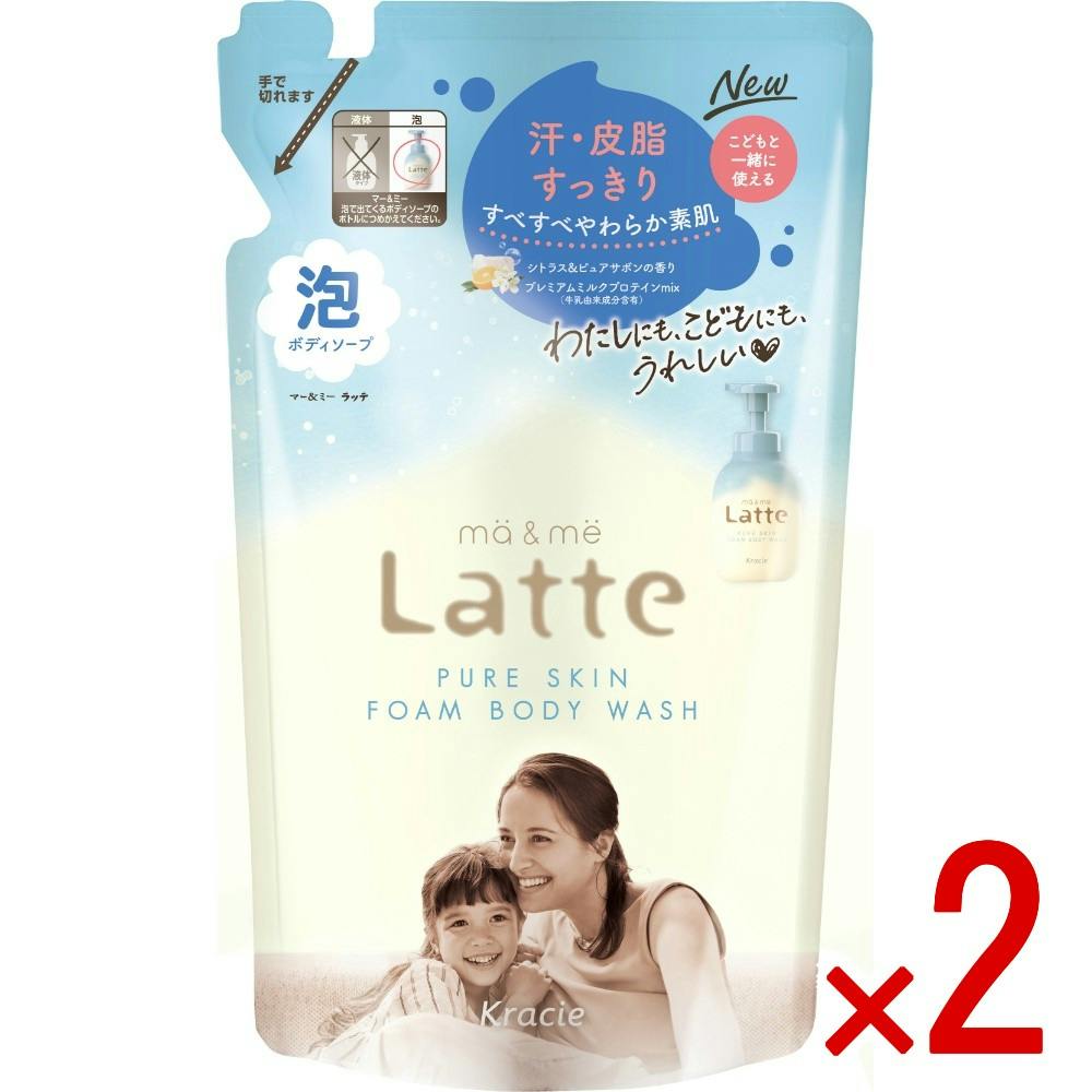 【2点まとめ買い】マー＆ミー ピュアスキン 泡で出てくるボディソープ 詰替用 × 2点 【送料込み】 ＃4901417120625