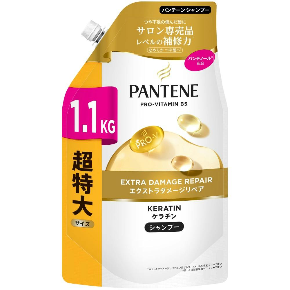 パンテーンエクストラダメージリペアシャンプーつめかえ超特大 × 1点 【送料込み】 ＃4987176270412