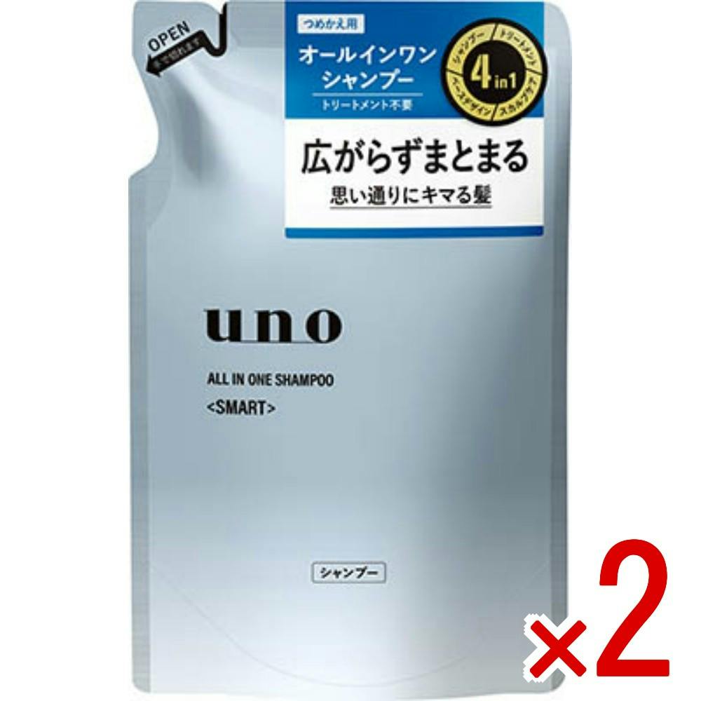 【2点まとめ買い】ウーノ オールインワンシャンプー スマート つめかえ用 × 2点 【送料込み】 ＃4550516503268