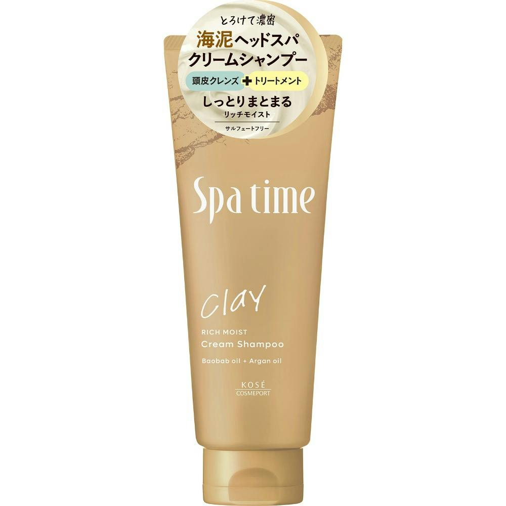 スパタイム クリームシャンプー （リッチモイスト） × 1点 【送料込み】 ＃4971710628630