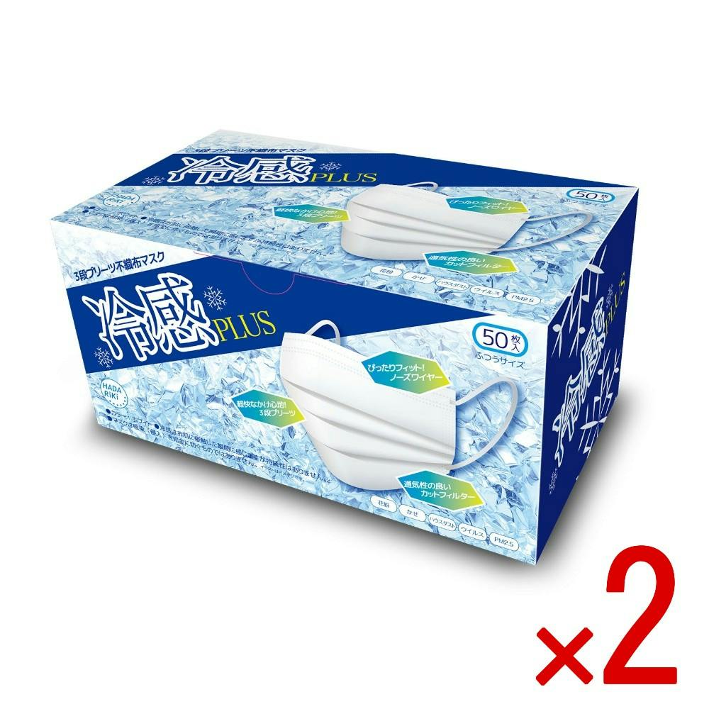 2点まとめ買い】冷感PLUSマスク × 2点 【送料込み】 ＃4562256336112