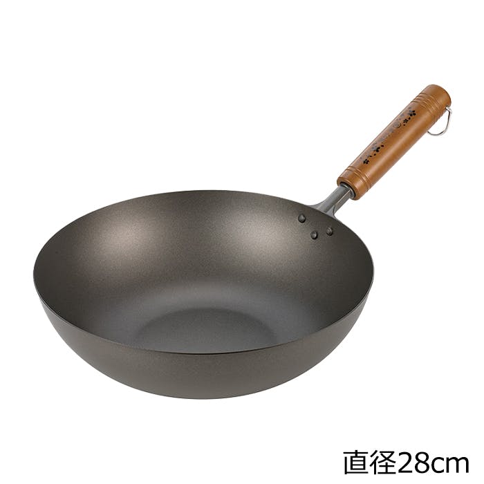 チタン製 いため鍋 28cm 燕人の匠 桜吟 日本製 ガス火 軽量