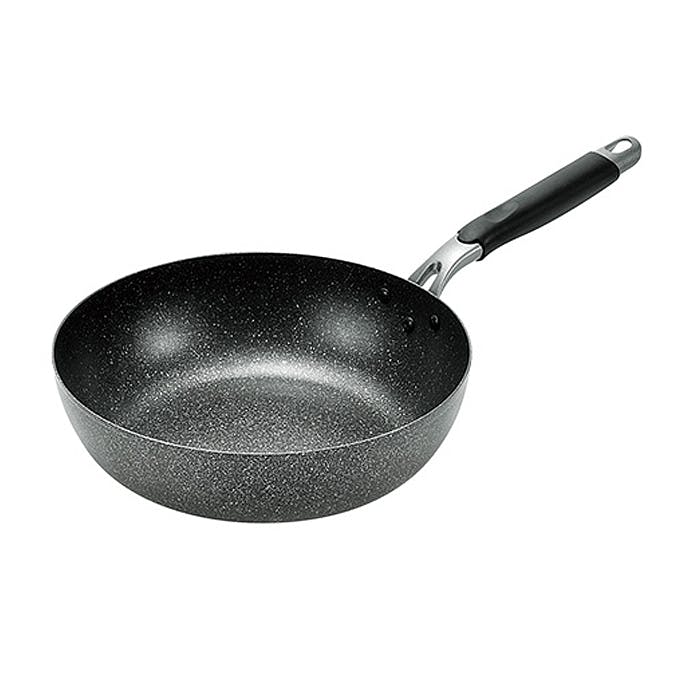 いため鍋 28cm ガス火対応 IH対応 フッ素加工 コーティング 取っ手一体型 軽量 丈夫 調理 キッチン 新生活 一人暮らし