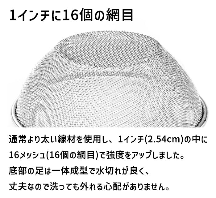 ざる 22cm ボウル 21cm 2点 セット 燕三条 日本製 ステンレス製 ザル