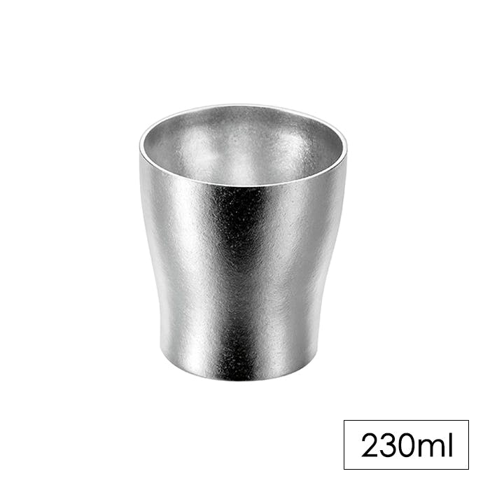 チタンカップ 230ml 二重構造 保冷 軽量 アウトドア