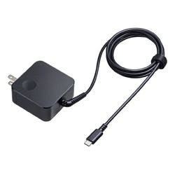USB PD対応AC充電器（PD45W・Type-Cケーブル一体型）