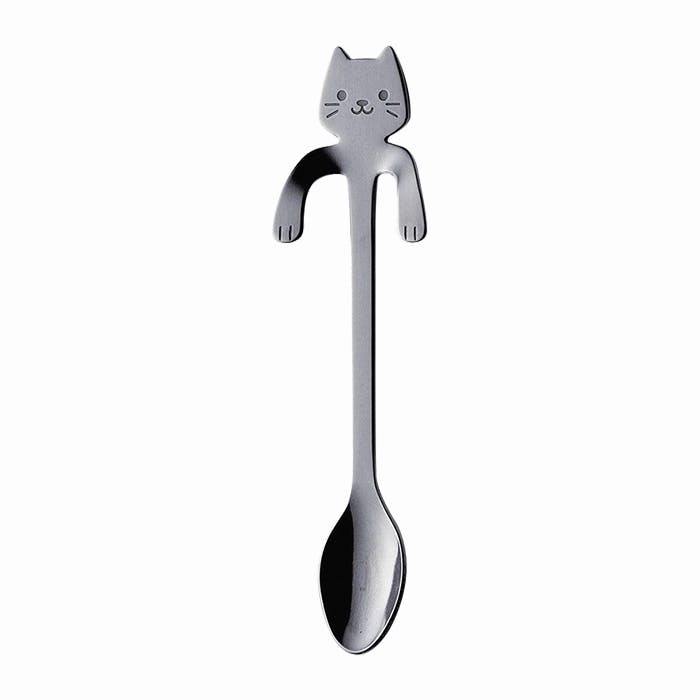コーヒースプーン CAT ステンレス製 日本製 カトラリー かわいい 猫 ねこ