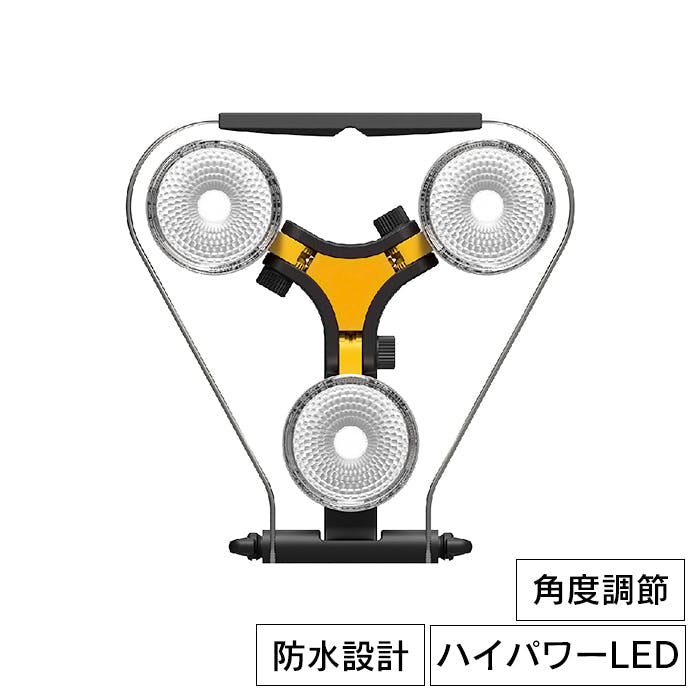 ワークライト LED 3灯 20W 屋外 屋内 コンパクト