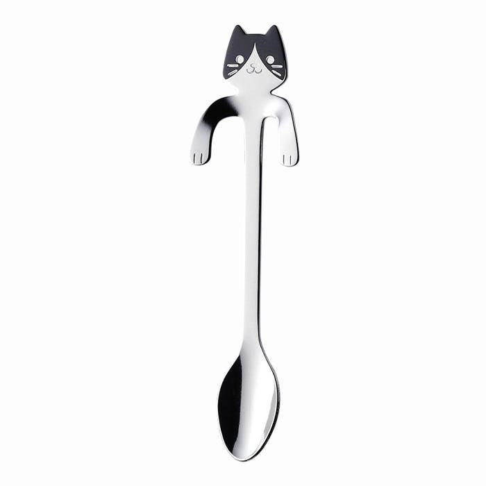 コーヒースプーン CAT ステンレス製 日本製 カトラリー かわいい 猫 ねこ