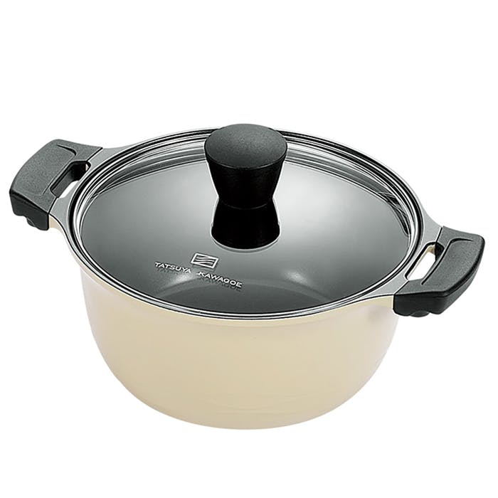 両手鍋 20cm ih タツヤ・カワゴエ　両手鍋20cmキッチン 調理器具 鍋 フライパン