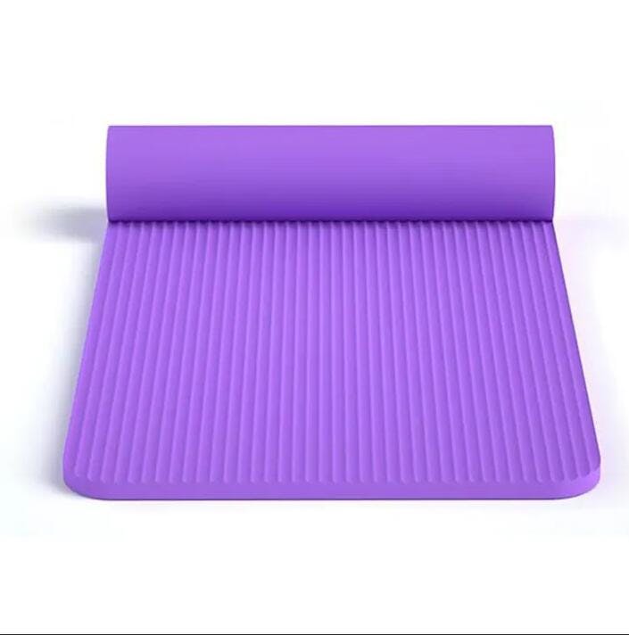 ヨガマット 185×80cm 厚め 15mm 高密度ニトリルゴム 収納袋付き ヨガ トレーニングマット ストレッチマット 筋トレマット エクササイズ マット ヨガ用 室内 運動用 洗える 滑らない