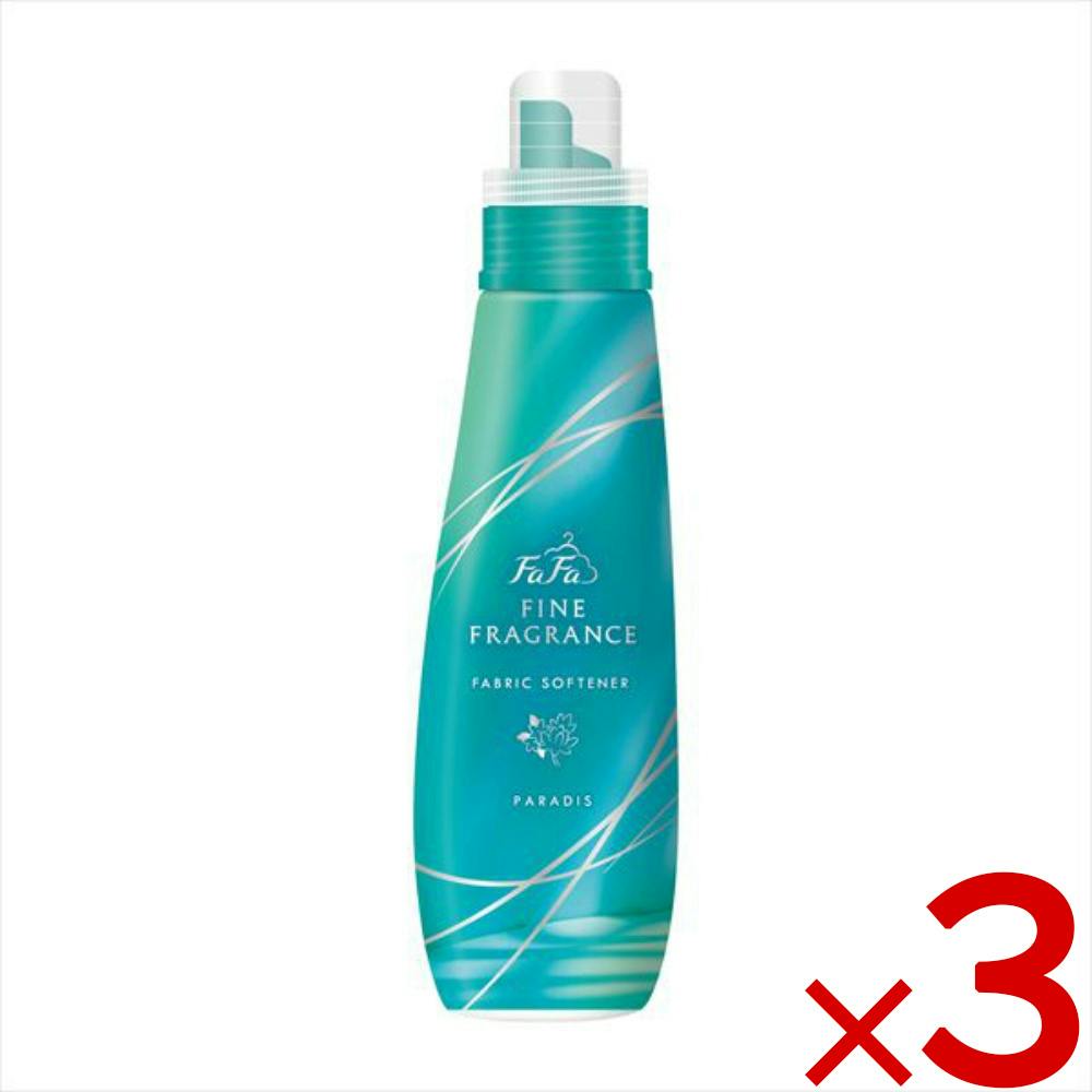 【3点まとめ買い】プレミアム柔軟剤 ファーファ ファインフレグランス【パラディ】 本体 570ml ×3点 【送料込み】モダンフラワーの香り 抗菌・防臭 ＃hrm-4902135672786