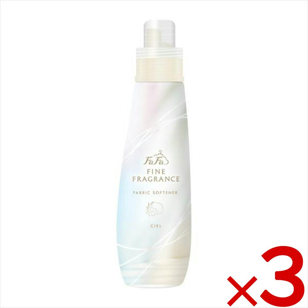 【3点まとめ買い】プレミアム柔軟剤 ファーファ ファインフレグランス【シエル】本体 570ml ×3点 【送料込み】ウォーミングブーケの香り 抗菌・防臭 ＃hrm-4902135672885