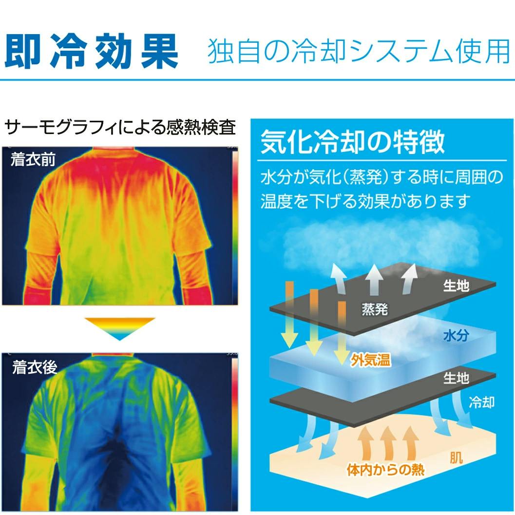 DAISHIN ひんやり循環気化冷却ベスト CEC-26F 暑さ対策 猛暑対策 熱中