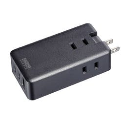 モバイルタップ(AC×3個口+Type-C×2・USB-A×1・PD33W・ブラック)
