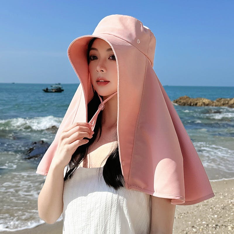 日焼け防止 帽子 レディース UVカット 涼しい 首カバー 日傘ハット 日傘帽子 UV つば広 焼けない 折りたたみ 小顔帽子 完全 遮光 帽子 紐付き サイズ調整 大きいサイズ 可愛い ママ 撥水