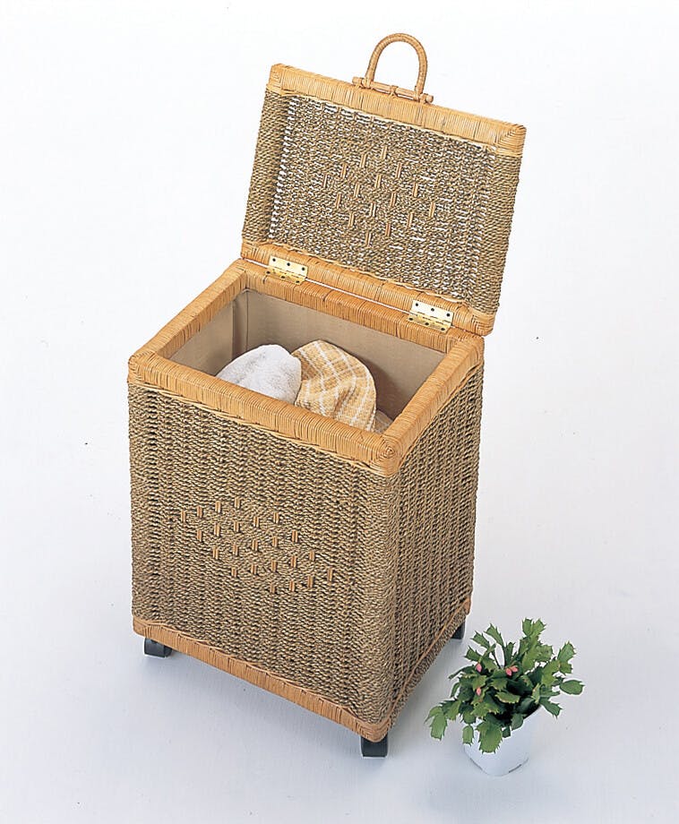 籐 ラタン 籐ランドリーボックス 収納 家具 【送料込み】 #imed | 小物