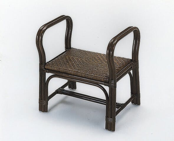 籐 ラタン 籐便利座椅子 座椅子 天然素材 ダークブラウン 家具 【送料