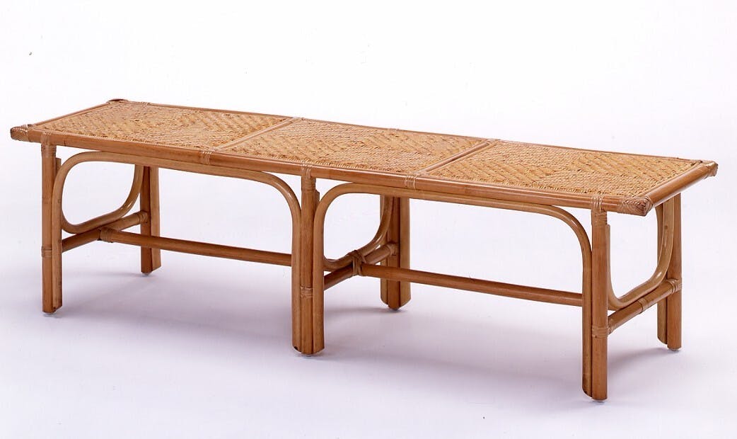 籐 ラタン 籐ベンチ【脱衣所に】 ベンチ 幅150cm 家具 【送料込み