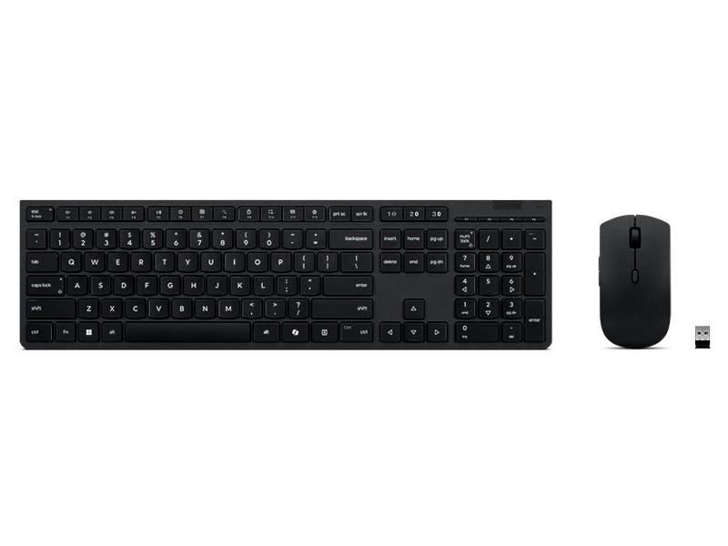 プロ ワイヤレス 充電式 キーボード&マウス - 英語
