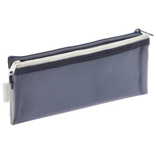 フリップスナップペンケース グレー | 文房具・事務用品 通販