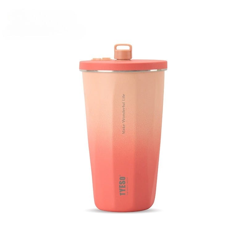 タンブラー ストロー付き 600ml ステンレス 蓋付き 真空断熱 保温 保冷 アウトドア 持ち運び便利 直飲み 漏れない 大容量 多色 トラベル