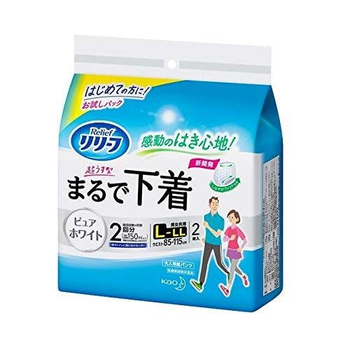 リリーフ パンツタイプまるで下着２回分Ｌ 2 枚
