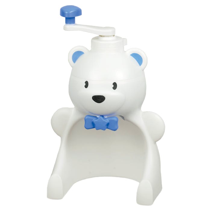かき氷器 手動 かき氷機 かわいい 家庭用 手回し しろくま シャリシャリ 製氷カップ付き お家時間 子供 かき氷