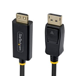 DisplayPort - HDMI変換ケーブル/3m/4K60Hz/グリップ/単方向