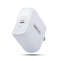 USB充電器/1ポートUSB-C/最大65W/PD対応/GaN採用/ホワイト | 携帯