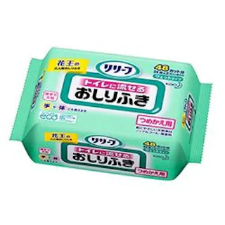 リリーフ トイレに流せるおしりふき つめかえ用 24枚